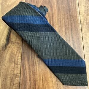 Vintage 1960's SKINNY Necktie Rat Pack MAD MEN Tie Striped Movie Prop Costume